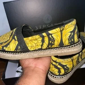 Versace | Shoes | Signature Gold And Black Versace Mens  display picture 2